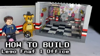 How To Build FIVE NIGHTS AT FREDDYS OFFICE | LEGO CUSTOM FNAF SET