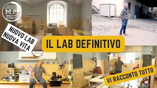 Tour del nuovo laboratorio + nuova sede scuola di falegnameria