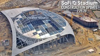 LA Rams Chargers SoFi Stadium Construction Update 2.25.20