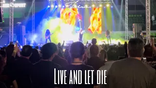 Live and let die live performance by the best Tribute band #rockshow #gnr