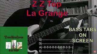 Z Z Top - La Grange (#basscover with tabs)