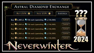 ZAX: How Long for 25,000 Zen!? (PC) Get Zen without Cash or Get Diamonds Instantly! - Neverwinter