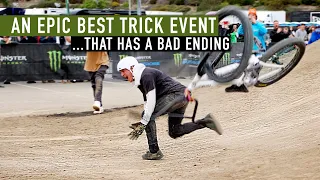 AN EPIC (and heartbreaking) BEST TRICK  EVENT - BMX TRIPLE CHALLENGE - ANAHEIM 2022