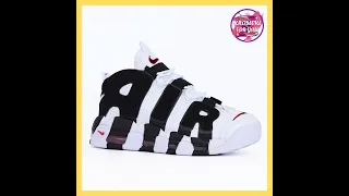 Nike Air More Uptempo Black White (Черный)