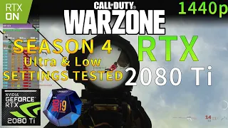 Call of Duty: WARZONE 1440p | RTX ON | Ultra & Low Settings | RTX 2080 Ti | i9 9900K 5GHz