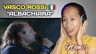 VASCO ROSSI - ALBACHIARA (LIVE) || FIRST TIME REACTION