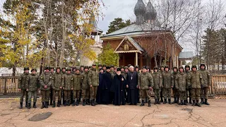 Освящение храма в Военной части п  Онохой 3