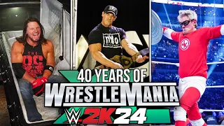 WWE 2K24 40 Years of WrestleMania Mode
