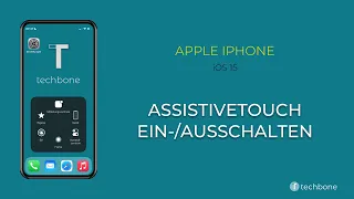 AssistiveTouch ein-/ausschalten - Apple iPhone [iOS 15]