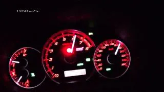 12 s Subaru WRX STi acceleration 100 - 200 km h