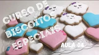 Curso de Biscoitos Especiais  Aula 04 - Biscoitos decorados com Glacê Real