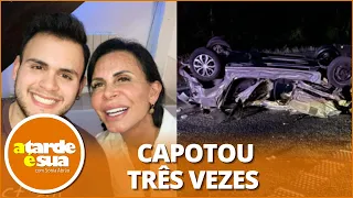 Filho da Gretchen sofre grave acidente de carro: “Nasci de novo”