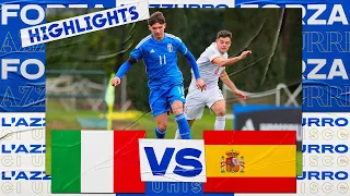 Highlights: Italia-Spagna 1-3 | Under 18 | Amichevole