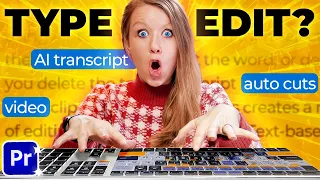 New! Edit Video like a Word Doc with AI in Premiere Pro