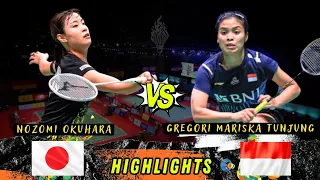 Badminton Gregoria Mariska vs Nozomi Okuhara Women's Singles