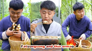 Have you ever eaten fried pork with bamboo shoots? || songsong and ermao