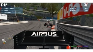 f1 2014 Monaco madness full of crashes :D