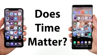 iPhone X vs Note 8 Long Term Speed Test (4 months later)