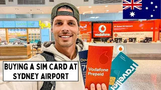 Buying a Sim Card for Australia at Sydney Airport