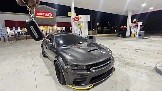 HOW MUCH DOES IT COST TO FILL UP A WIDEBODY SCATPACK *PREMIUM GAS*