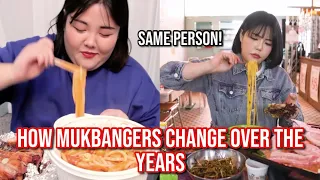 how mukbangers CHANGE over the years