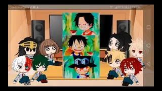 bnha reacciona a one piece (compilacion)