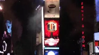 2012 New Year's Eve Countdown in Times Square NYC