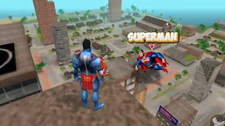 SUPERMAN - mobile game || SUPERMAN GAME || SPIDERMAN GAME || @axomohit || ROPE HERO VICE TOWN