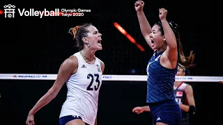 Epic Plays by Women's Team USA 🇺🇸Olympic Champions of #Tokyo2020 | Volleyball World