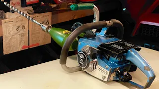 Atom Chainsaw Drill on Homelite XL Mini