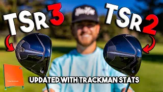 Titleist TSR3 and Titleist TSR2 Driver Review  (Trackman Data)