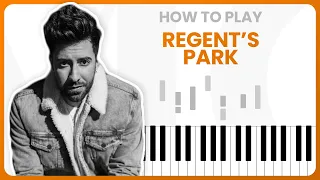 Regent's Park - Bruno Major - PIANO TUTORIAL (Part 1)