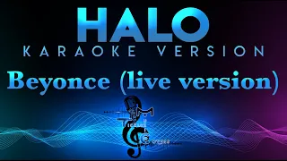 Beyonce - Halo (Live Version - KARAOKE)