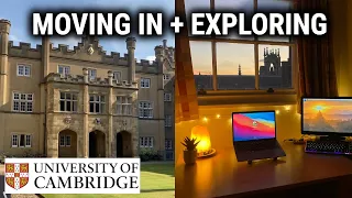 MOVING INTO CAMBRIDGE UNIVERSITY