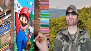 Drawing The Super Mario Bros - Mario - Drawholic - Reaction! (BBT)