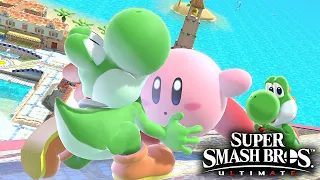 Super Smash Bros Ultimate Yoshi and Kirby Play as a Team CPV Lv 9