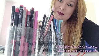 Ma Collection de Crayons à Lèvres et Crayons pour les Yeux 🖍🖍