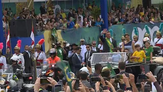 Bolsonaro reúne apoiadores no Dia da Independência | AFP