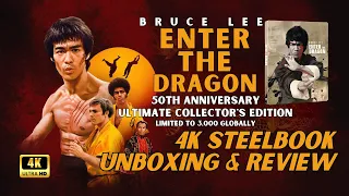 Bruce Lee  Enter The Dragon 4K SteelBook Unboxing - 50th Anniversary Edition Sold Out Jim Kelly