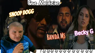 BANDA MS FEAT. SNOOP DOGG & BECKY G - QUE MALDICION (REMIX) VIDEO OFICIAL REACTION
