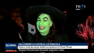 Halloween party at Dracula's Castle  with Transylvania Live on National Television