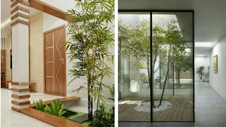 Courtyard House Design Ideas | Small Indoor Courtyard Garden Design | Courtyard Interior
