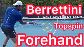 3 Ways To Hit A Topspin Forehand Like Matteo Berrettini (Tennis Technique Explained)