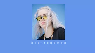 billie eilish - see through (lyric video)