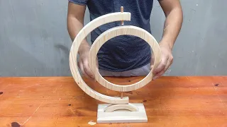 Inspirational Woodworking Ideas // Unique Homemade    Desk Clock That You Have Never Seen Before