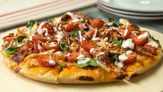 Spicy Chicken Pizza • Tasty