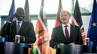 German Chancellor Olaf Scholz Visits Kenya