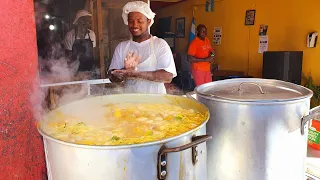 The KING of Downtown Street Food!! NOT The Jamaica They Show!! EXTREME FOOD! PART 2