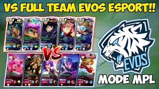 INI RANK APA TOURNAMENT? Match Keras Lawan Full Team Evos Esports!