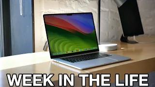 M2 MacBook Air 15" REAL Review! (1 Week with No Charger...)